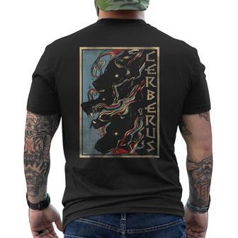 Cerberus In Greek Mythology Mythical Creature Men's T-shirt Back Print - Thegiftio UK