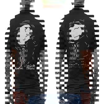 Cerveau De Chat Drôle Attendez Je Pense Graphique T-shirt imprimé au dos - Cadeauxyz