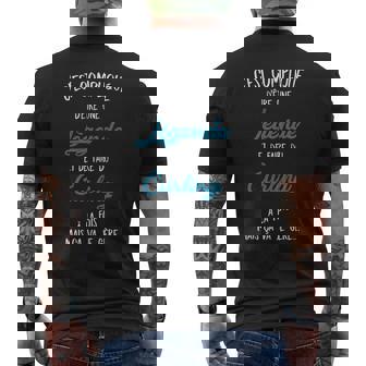 C'est Compliqué D'être Une Légende Et Curling À La Fois Mais Ça Va Je Gère Cadeau Noël Anniversaire Humour Drôle Homme Cadeaux T-shirt imprimé au dos - Cadeauxyz