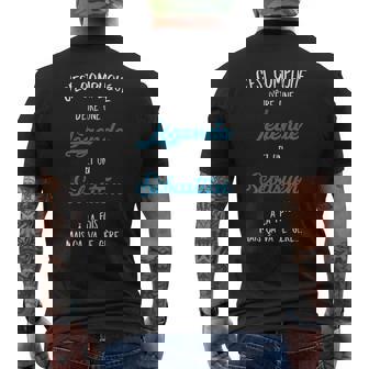 C'est Compliqué D'être Une Légende Et Sébastien À La Fois Mais Ça Va Je Gère Cadeau Noël Anniversaire Humour Drôle Homme Cadeaux T-shirt imprimé au dos - Cadeauxyz