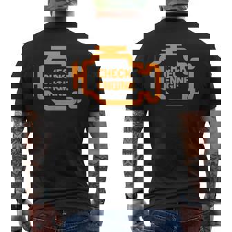 Check Engine Light メンズTシャツ バックプリント - Kawaiitshirt