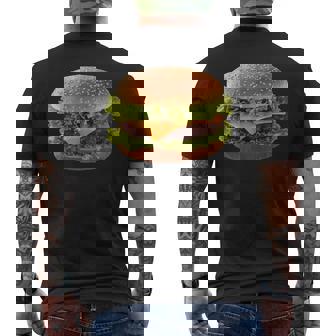 Cheeseburger Hamburger Costume De Nourriture Amusante T-shirt imprimé au dos - Cadeauxyz