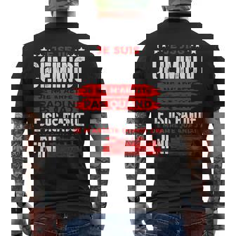 Cheminot Je Ne M'arrete Humour Train Ouvrier Homme Cadeau T-shirt imprimé au dos - Cadeauxyz
