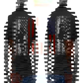 Chemise Western Avec Drapeau Américain Pour Les Cowboys Fiers T-shirt imprimé au dos - Cadeauxyz