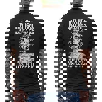 Chicas Malasaben Mejor Tatuaje Chica Diablo Camiseta Hombre Estampado Espalda - Regaloses