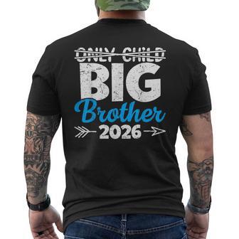 Only Child Big Brother 2026 Promoted To Big Brother 2026 Men's T-shirt Back Print - Thegiftio UK