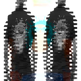 Chill Otteribes 面白いカワウソサングラスデザイン メンズTシャツ バックプリント - Kawaiitshirt