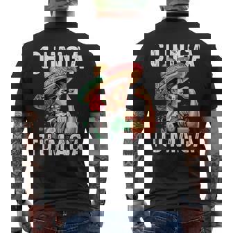 Chinga Tu Maga Mexicans Men's T-shirt Back Print | Mazezy