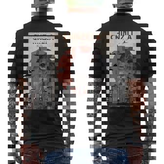 Chinzilla おもしろチンチラtシャツ メンズTシャツ バックプリント - Kawaiitshirt