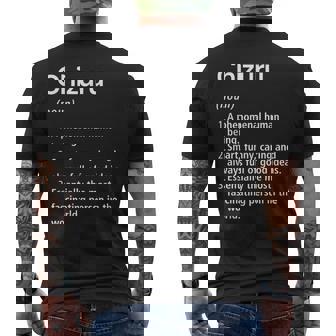 Chizuru 名前の定義 面白い辞書 メンズTシャツ バックプリント - Kawaiitshirt