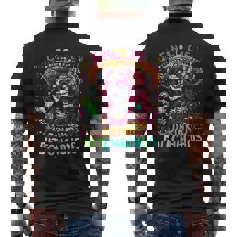 Cinco De Mayo Mexican Party Cinco De Drinko Bitchachos Men's T-shirt Back Print | Mazezy