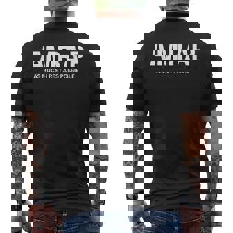 Cita Divertida Amrap Con Texto En Inglés As Much Rest As Possible Camiseta Hombre Estampado Espalda - Regaloses