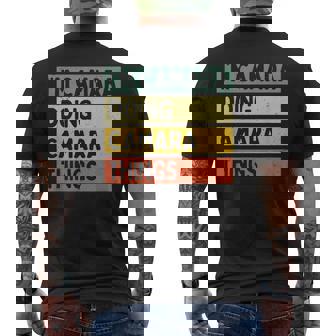 Citation Personnalisée Humoristique I'm Camara Doing Camara Things T-shirt imprimé au dos - Cadeauxyz