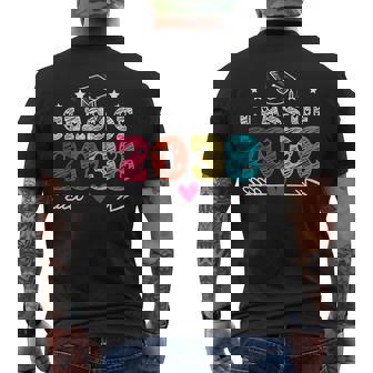 Class Of 2038 Grow With Me First Day Of School Graduation Men's T-shirt Back Print - Thegiftio UK
