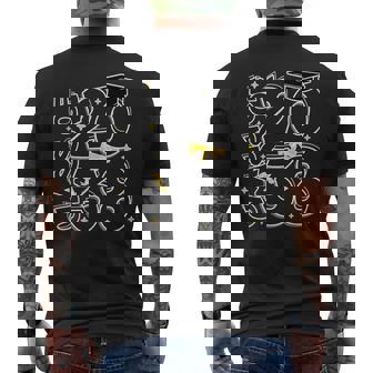 Class Of 2038 Grow With Me First Day Of School Graduation Men's T-shirt Back Print | Mazezy