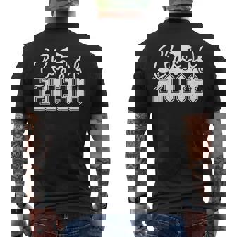 Class Of 2038 Grow With Me Kindergarten Back To School Men's T-shirt Back Print - Monsterry