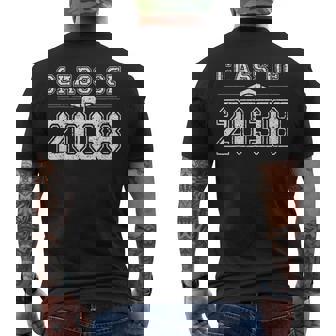 Class Of 2038 Grow With Me Kindergarten Graduation Men's T-shirt Back Print - Thegiftio UK