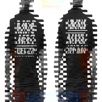 Classic Making America Great Again Men's T-shirt Back Print - Thegiftio UK