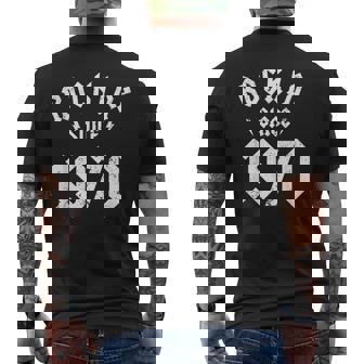Classic Rock 1970 50 Cumpleaños Regalo Para Niños De 50 Años Camiseta Hombre Estampado Espalda - Regaloses