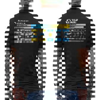 Cleveland-5 Day Forecast Men's T-shirt Back Print | Mazezy