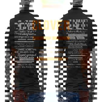 Clover Completely Unexplainable Notices Everything But Won’T Say It Name Men's T-shirt Back Print | Seseable CA