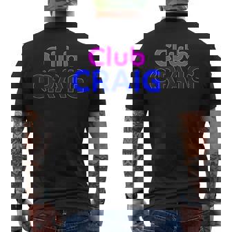 Club Craig 家族再会分隊 名前 メンズTシャツ バックプリント - Kawaiitshirt