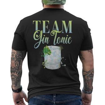Cóctel De Gin Tonic Para Barman Del Equipo De Despedida Deoltera Camiseta Hombre Estampado Espalda - Regaloses