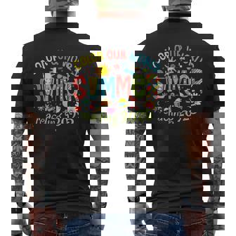 Color Our World Summer 2025 Summer Reading Program Book Men's T-shirt Back Print - Thegiftio UK