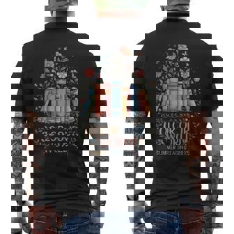 Color Our World Summer Reading 2025 Book Wildflowers Men's T-shirt Back Print - Thegiftio UK