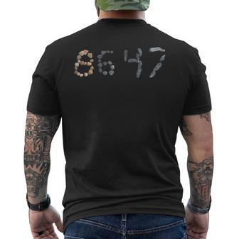 Comey 86 47 Seashells Sea Shells Beach 8647 Men's T-shirt Back Print - Thegiftio UK