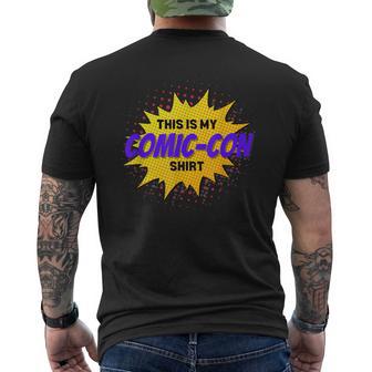 Cómic Convención Cómics Esta Es Mi Comic-Con Camiseta Hombre Estampado Espalda - Regaloses