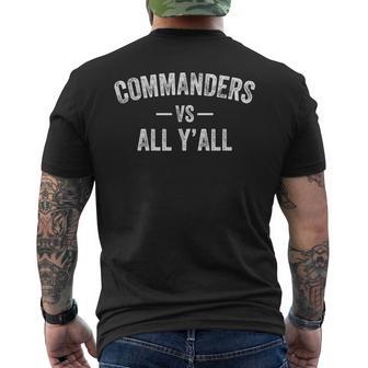 Commanders Washington County Vs All Y’All Hs Men's T-shirt Back Print - Thegiftio UK