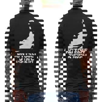 Concritta Don't Forget Totretch Divertente Gatto Yoga Gatti T-shirt da uomo con stampa posteriore - Novitaregali