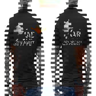 Consistent Gans I Ganz Or Gar Nicht Wortspiel Iogel Fun T-Shirt mit Rückendruck - Seseable