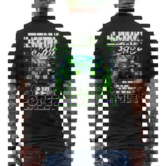 Controller Elementary School Level Complete Graduation Boys Men's T-shirt Back Print | Mazezy