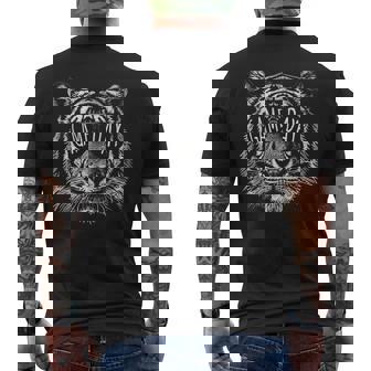 Cool Tiger Sunglasses Sports Fan Game Day Fun Tiger The Men's T-shirt Back Print - Thegiftio