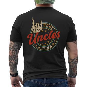 Cool Uncles Club Retro New Uncle Skeleton Men's T-shirt Back Print - Thegiftio UK