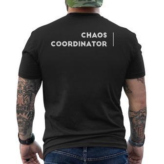 Coordinador De Caos Camiseta Hombre Estampado Espalda - Regaloses