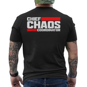 Coordinador Jefe De Caos Camiseta Hombre Estampado Espalda - Regaloses