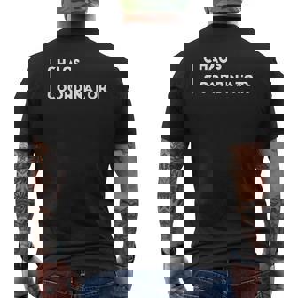 Coordinateur Chaos T-shirt imprimé au dos - Cadeauxyz