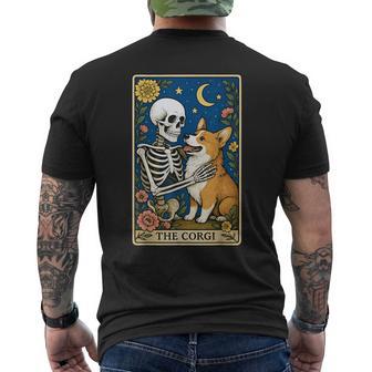 The Corgi Tarot Card Men's T-shirt Back Print - Thegiftio UK