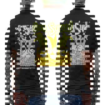 Corn Squad Sweetcorn Vegetable Corn Men's T-shirt Back Print - Thegiftio