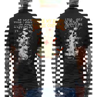 Costume D'infirmière Effrayant Fantômeeringue T-shirt imprimé au dos - Cadeauxyz