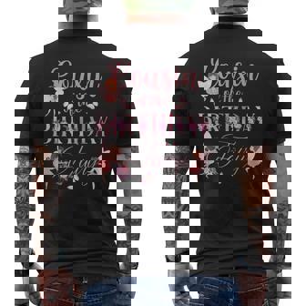 Cousin Of The Birthday Fairy First Birthday Family Matching Men's T-shirt Back Print - Thegiftio