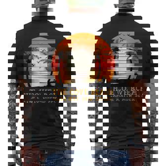 The Cove Beach Cape May New Jersey ビンテージ サンセット レトロ 太陽 メンズTシャツ バックプリント - Kawaiitshirt