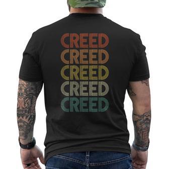 Creed Retro Vintage Men's T-shirt Back Print - Thegiftio UK