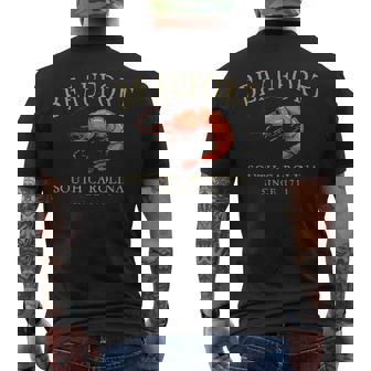 Crevettes De Beaufort Caroline Duud Depuis 1711 Lettres Bronzées T-shirt imprimé au dos - Cadeauxyz