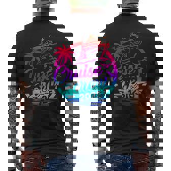 Cruise Crew 2025 Summer Vacation Trip Matching Group Men's T-shirt Back Print - Thegiftio