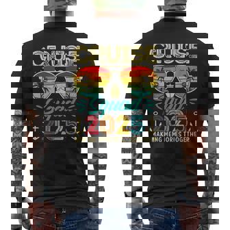 Cruise Squad 2025 Family Group Matching Summer Vacation Men's T-shirt Back Print - Monsterry