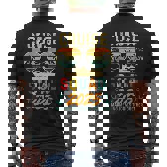 Cruise Squad 2025 Family Vacation Matching Group Summer Men's T-shirt Back Print - Thegiftio